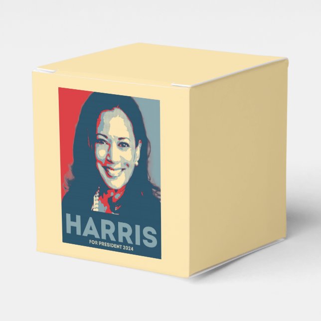 Caixinha De Lembrancinhas Kamala Harris Para O Presidente 2024 - Esperança (Frente)