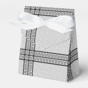 Caixinha De Lembrancinhas Keffiyeh Símbolo do Padrão de Resistência da Pales