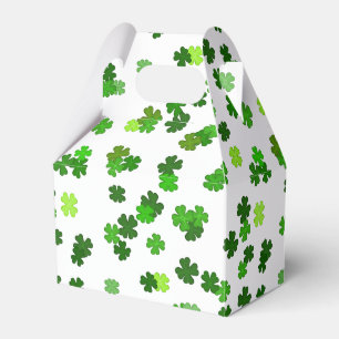 Caixinha De Lembrancinhas Kelly Green "Shamrocks Caindo"