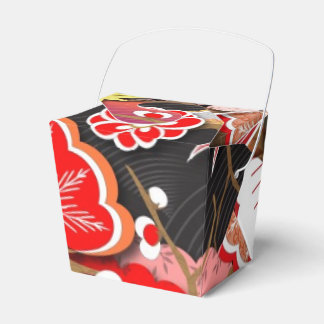 Caixinha De Lembrancinhas Kimono de outono japonês elegante