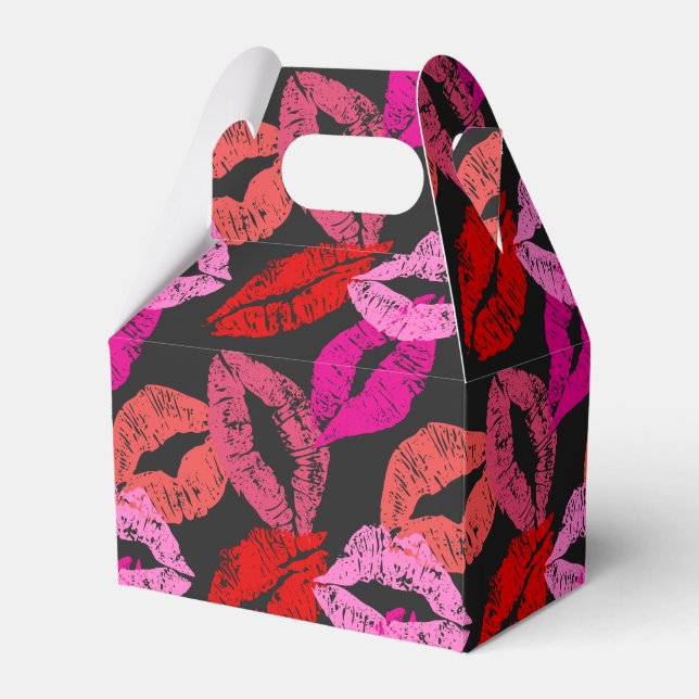 Caixinha De Lembrancinhas Kiss Mark (Frente)