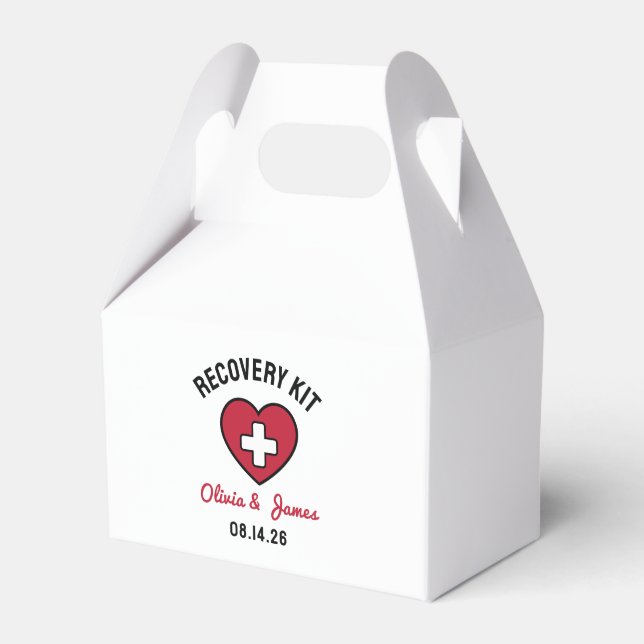 Caixinha De Lembrancinhas Kit de Recuperação de Sobrevivência de Emergência  (Frente)