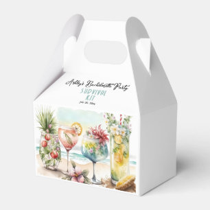 Caixinha De Lembrancinhas Kit de Sobrevivência de Festas de solteira Tropica