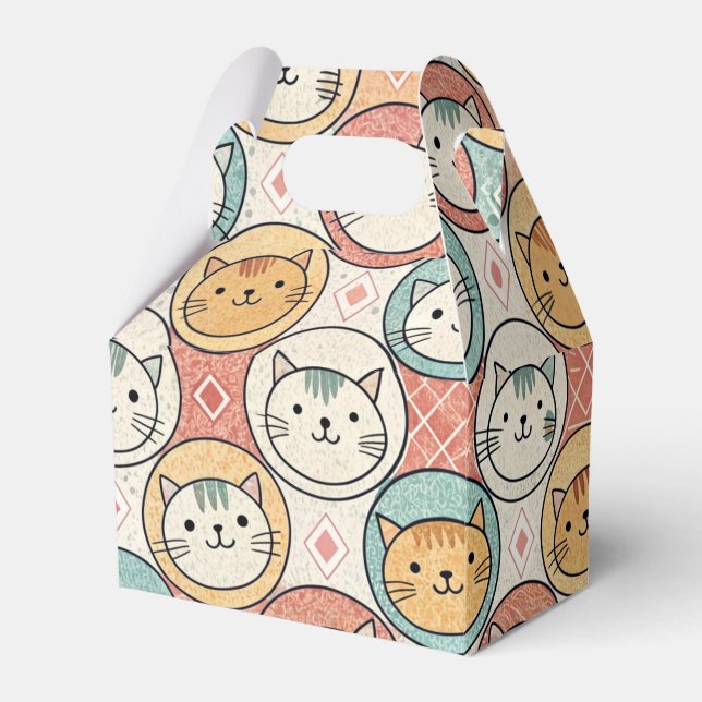 Caixinha De Lembrancinhas Kitten Cats (Frente)