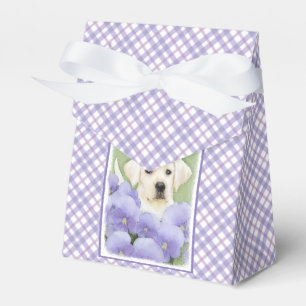 Caixinha De Lembrancinhas Labrador Retriever Puppy Pintura Original