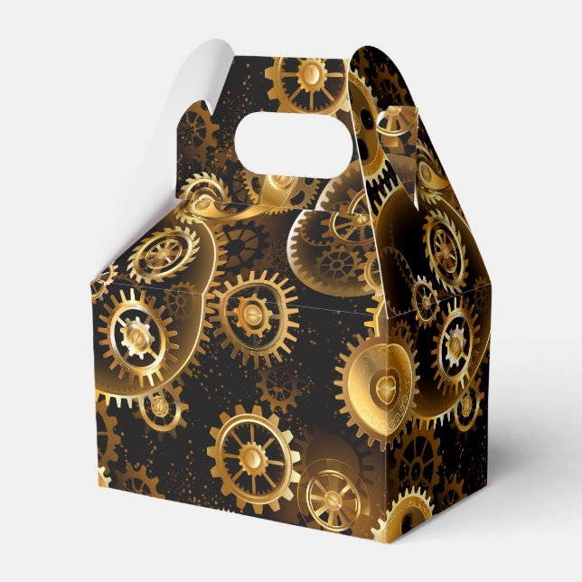 Caixinha De Lembrancinhas Lágrimas de latão sem costura (Frente)