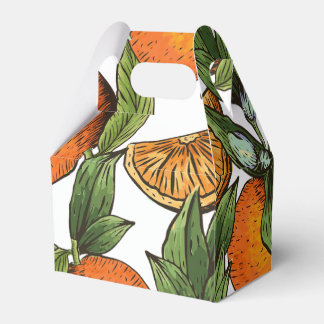 Caixinha De Lembrancinhas Laranja Padrão