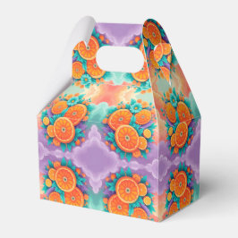 Caixinha De Lembrancinhas Laranjas coloridas