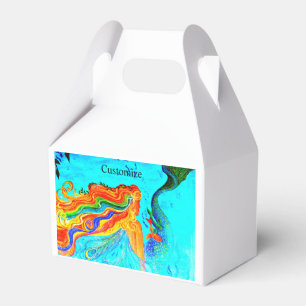 Caixinha De Lembrancinhas lata de caramelo com sereia