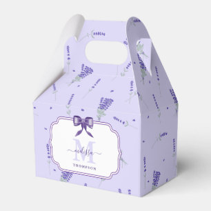 Caixinha De Lembrancinhas Lavanda Roxa Flor Silvestre Floral Botânica