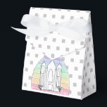 Caixinha De Lembrancinhas LDS Salt Lake City Temple Torre<br><div class="desc">Simples mão desenhou o Templo UT do Lago LDS Salt,  com um pôr do sol do arco-íris atrás dele. Perfeito para quem ama o templo SLC.</div>