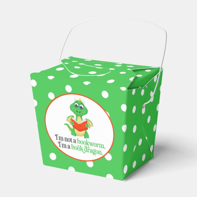 Caixinha De Lembrancinhas Leitura Engraçada de Livros - Bookworms (Frente)