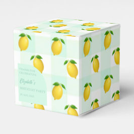 Caixinha De Lembrancinhas Lemon Citrus Summer Birthday