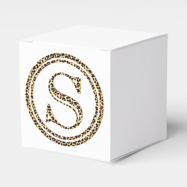 Caixinha De Lembrancinhas Leopard S (Frente)