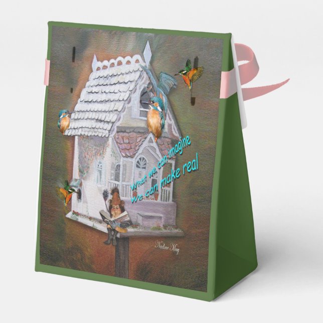 Caixinha De Lembrancinhas Leprechaun Reader (Verso)