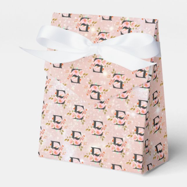 Caixinha De Lembrancinhas Letra E (Frente)