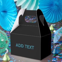 Caixinha De Lembrancinhas Letras Maiúsculas Editáveis com Sombra Projetada