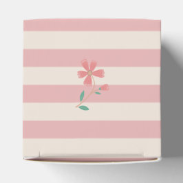 Caixinha De Lembrancinhas Letreiro de Chuveiro de Bebê com Lettering Floral
