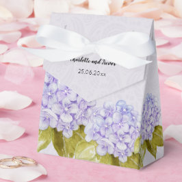 Caixinha De Lembrancinhas Lilac Hidrangea Pintada manualmente