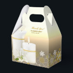 Caixinha De Lembrancinhas Lily Candle<br><div class="desc">Lily Branca com Velas Flamejantes.</div>