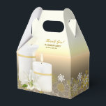 Caixinha De Lembrancinhas Lily Candle<br><div class="desc">Lily Branca com Velas Flamejantes.</div>