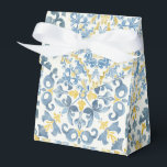 Caixinha De Lembrancinhas Limão Azulejo Azul Italiano<br><div class="desc">Azulejo azul italiano Lemon Mediterrânica,  casamento de verão,  limões,  floradas de limão,  citrinos,  marinho azul e amarelo,  Azulejo azul italiano Lemon Wedding,  que é amore,  amalfi costa,  positano</div>