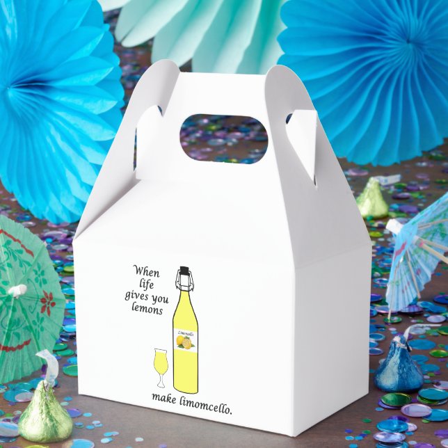 Caixinha De Lembrancinhas Limões para Limoncello (Festa)