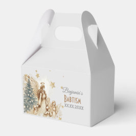 Caixinha De Lembrancinhas Linda Vintage Guardian Angel com crianças