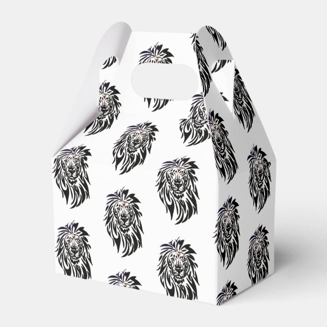 Caixinha De Lembrancinhas Lion - Favor box (Frente)