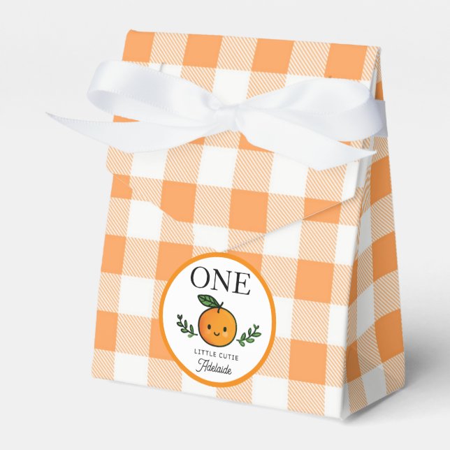 Caixinha De Lembrancinhas Little Cutie Favor Box Kids Birthday Party (Frente)