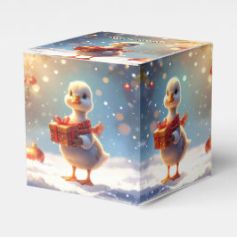 Caixinha De Lembrancinhas Little Duck Holiday Favor Box