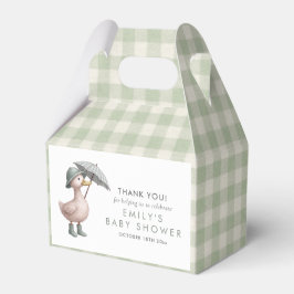 Caixinha De Lembrancinhas Little Duckling Baby Shower Guest Thank You