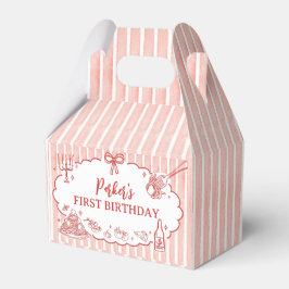 Caixinha De Lembrancinhas Little Meatball Pasta Birthday Party Favor Box