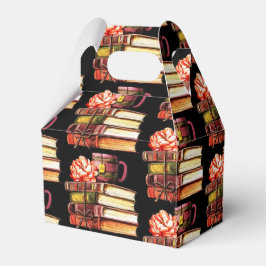 Caixinha De Lembrancinhas Livros E Chá Preto