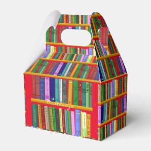 Caixinha De Lembrancinhas Livros sobre prateleiras Thunder_Cove