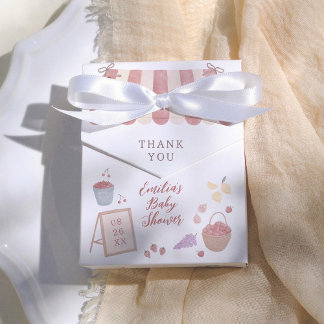 Caixinha De Lembrancinhas Locally Grown Baby Baby Shower Thank You