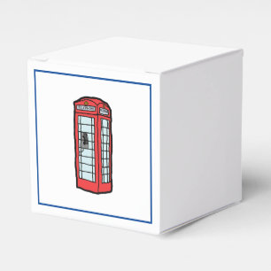 Caixinha De Lembrancinhas London Red Telephone Booth Iconic Viagem britânico