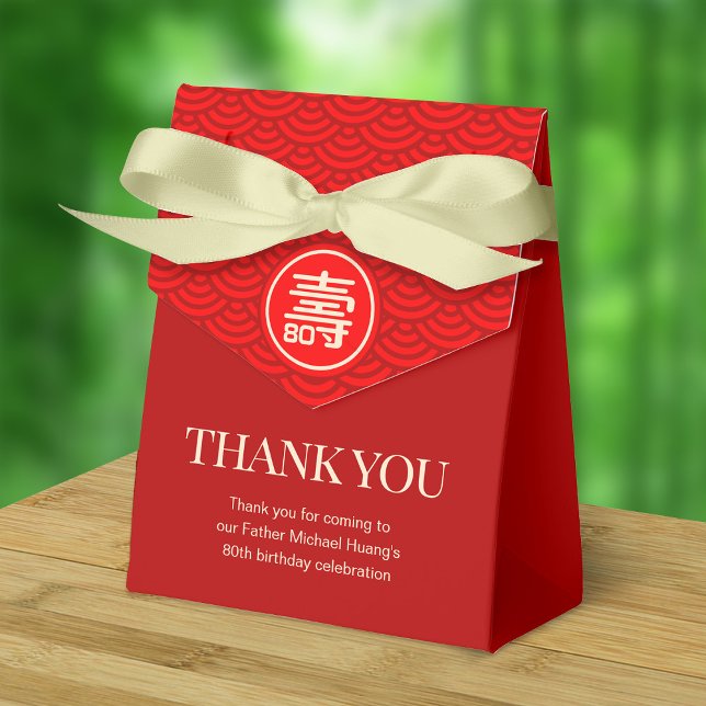Caixinha De Lembrancinhas "Longevidade" Chinesa - Aniversário de 99 anos (Criador carregado)