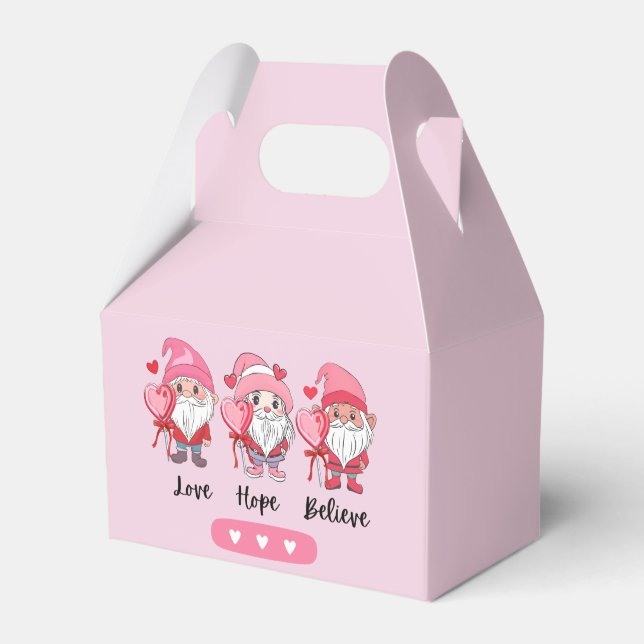 Caixinha De Lembrancinhas Love Hope Acredite no presente do Dia de os namora (Frente)