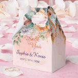 Caixinha De Lembrancinhas Love, Packed with Thanks<br><div class="desc">A beautifully designed wedding favor box that adds a soft,  elegant touch to your special day.
Featuring delicate floral details and a romantic blush aesthetic,  this personalized thank you box is perfect for gifting sweets,  small keepsakes,  or meaningful tokens to your guests.</div>