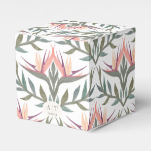 Caixinha De Lembrancinhas Lovebird in Paradise Favor Box