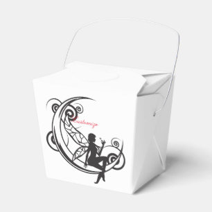 Caixinha De Lembrancinhas Lua Fada Silhueta Thunder_Cove