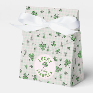 Caixinha De Lembrancinhas Lucky Baby Pink e Ruas Verdes