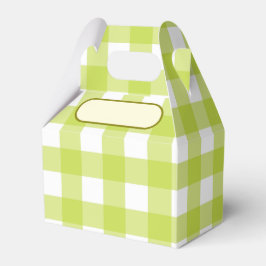Caixinha De Lembrancinhas Lunch Box Vichy Gris clair