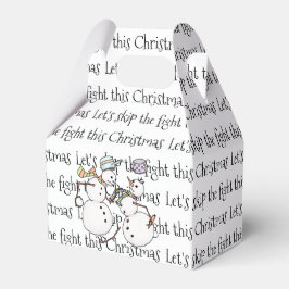 Caixinha De Lembrancinhas Luta do boneco de neve