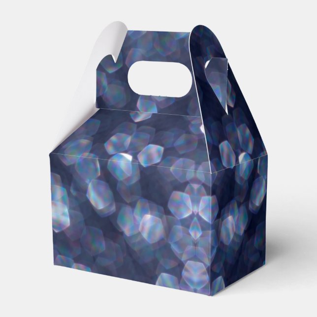 Caixinha De Lembrancinhas Luzes azuis de trava (Frente)