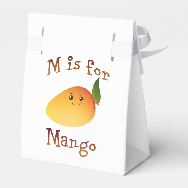 Caixinha De Lembrancinhas M é para Mango (Verso)