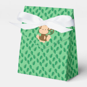 Caixinha De Lembrancinhas Macaco do bebê dos animais   do safari