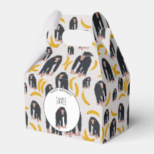Macaco Personalizado Chimpanzee & Banana Aniversár