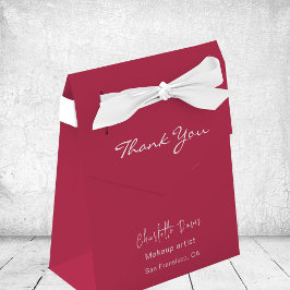 Caixinha De Lembrancinhas Magenta Burgundy Business Código QR Instagram